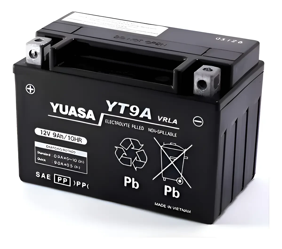 Batería Moto Yuasa YT9A