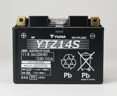 Bateria Moto Yuasa Ytz14s Yamaha Honda Ktm Bmw