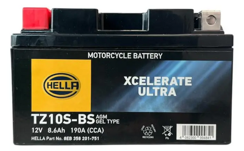 Bateria Moto Hella  Ytz10s Honda Cbr 600rr, Cbr 1000 Rr, KTM, MT09
