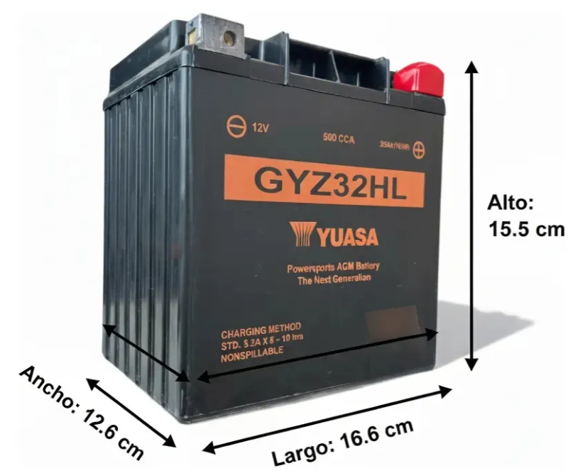 Bateria Yuasa Gyz32hl Yix30 Harley Davidson, Polaris, Can-am