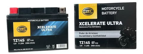 Bateria Moto Hella  Ytz14s Honda Nv750, Vt1100, Ktm 990,bmw