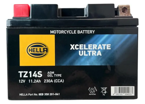 Bateria Moto Hella  Ytz14s Honda Nv750, Vt1100, Ktm 990,bmw