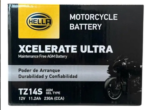 Bateria Moto Hella  Ytz14s Honda Nv750, Vt1100, Ktm 990,bmw