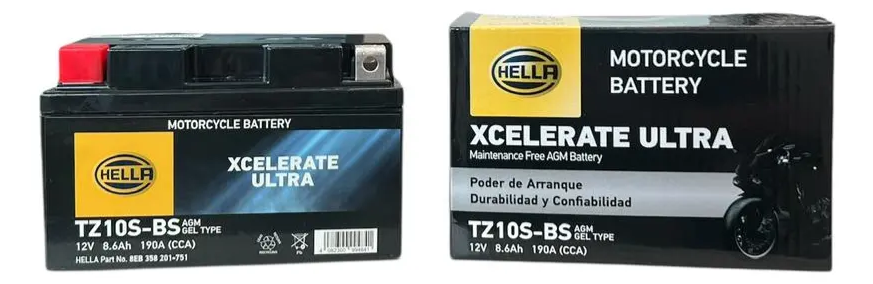 Bateria Moto Hella  Ytz10s Honda Cbr 600rr, Cbr 1000 Rr, KTM, MT09