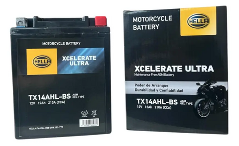 Batería Moto Hella AGM YTX14AHL – Royal Enfield
