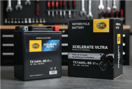 Batería Moto Hella AGM YTX14AHL – Royal Enfield