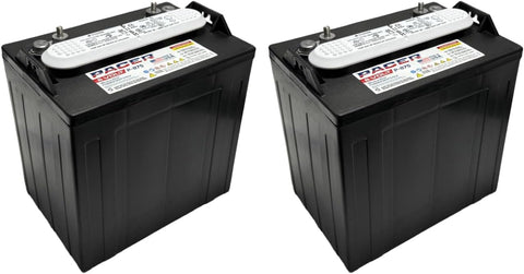 Pacer P-875 - Carrito de golf de 8 voltios y 165 Ah, 6 unidades  batería de ciclo profundo de uso solar, marina, RV y uso industrial, compatible con T-875 | T875